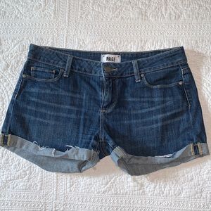 Paige denim shorts size 28